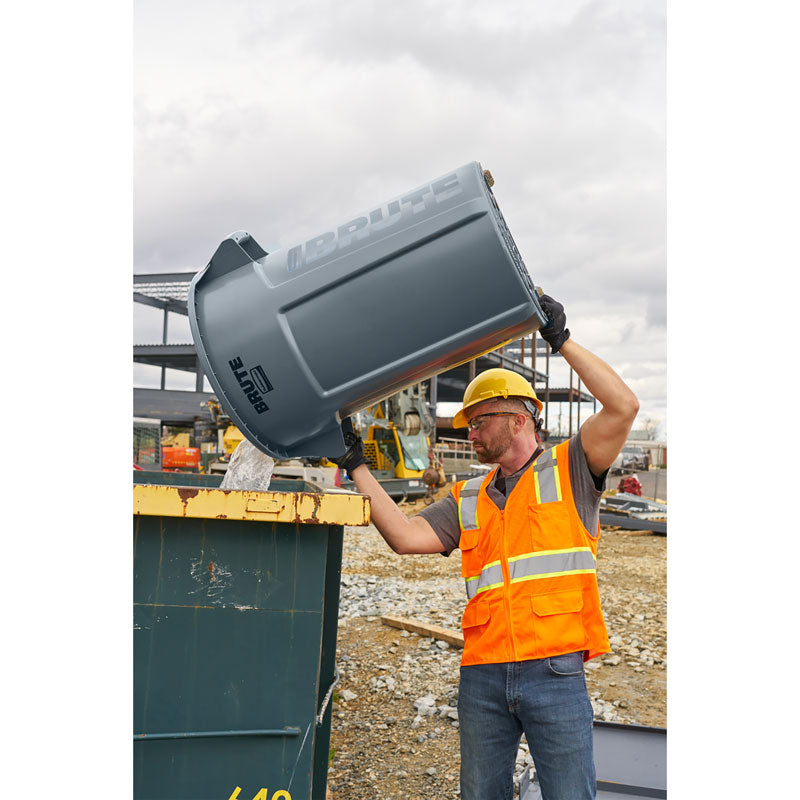 Rubbermaid Brute container op wielen 166,5 liter grijs