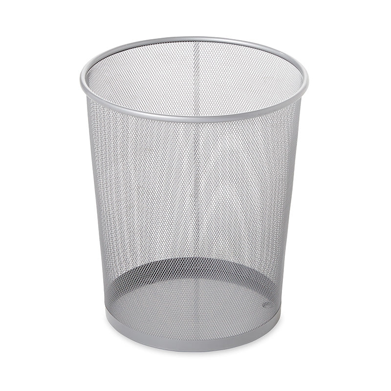 Rubbermaid Concept-collectie ronde papierbak 19 liter zilver