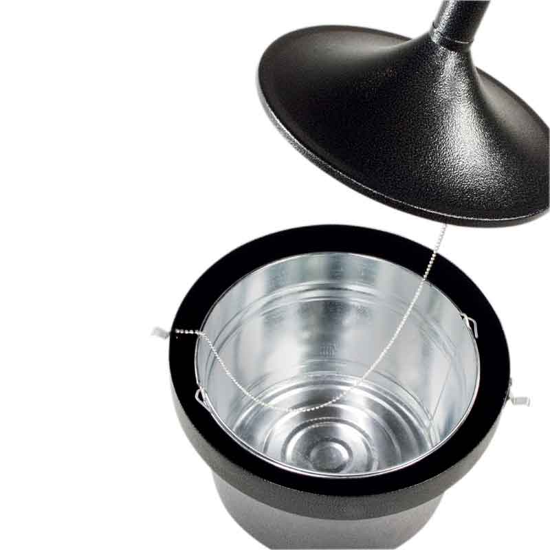 Rubbermaid Aladdin Smokers' Station zwart