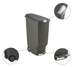 Simplehuman Slim Step Can 40 liter grijs