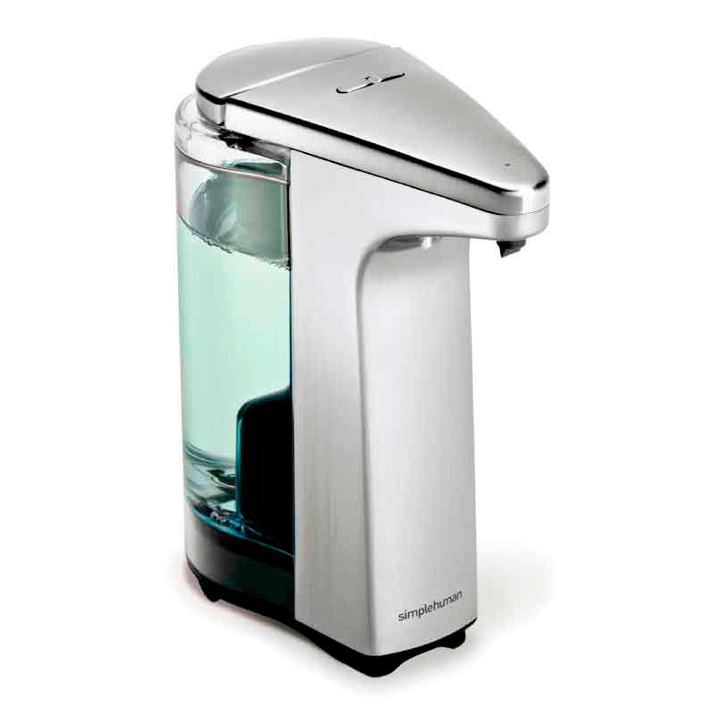 Simplehuman compacte sensor zeepdispenser 237 ml nikkel