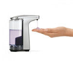 Simplehuman compacte sensor zeepdispenser 237 ml nikkel
