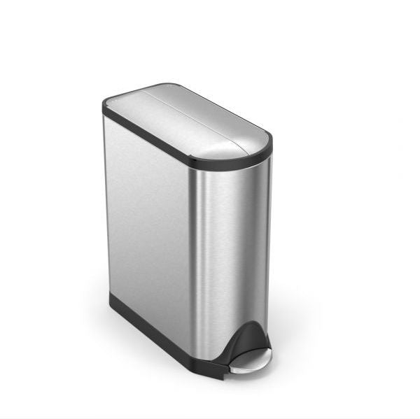 Simplehuman Butterfly pedaalemmer 45 liter mat RVS