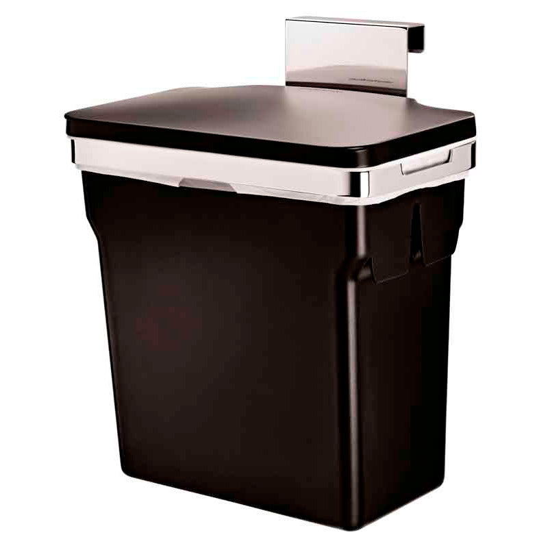 Simplehuman In-Cabinet Bin inbouwafvalbak 10 liter zwart/chroom