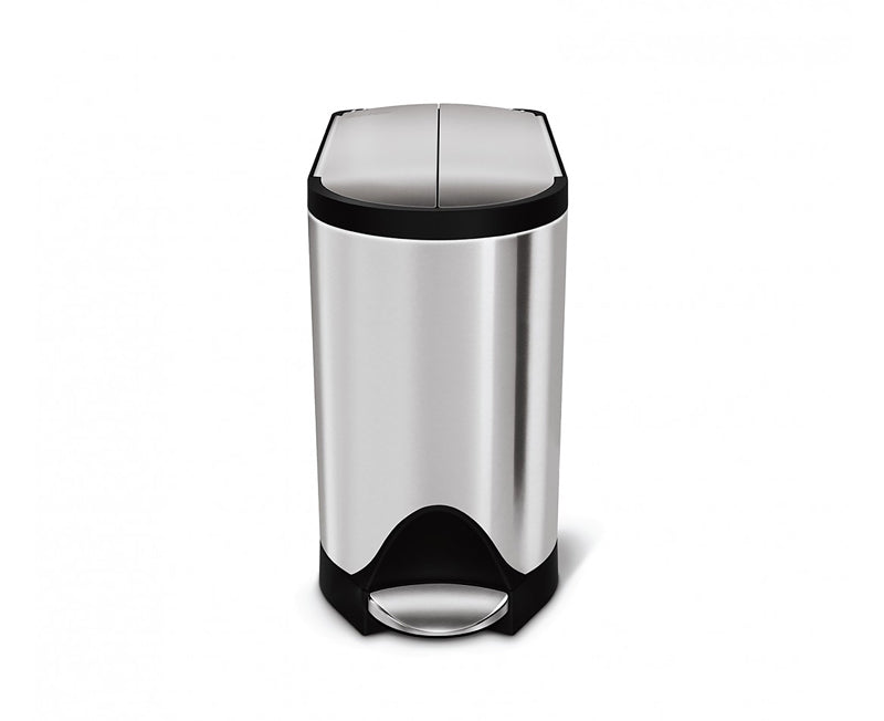 Simplehuman Butterfly pedaalemmer 10 liter RVS FPP