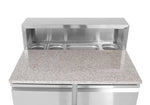 Pizzawerkbank met 2 deuren 300L