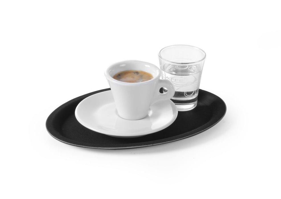 Non-slip tray, oval
