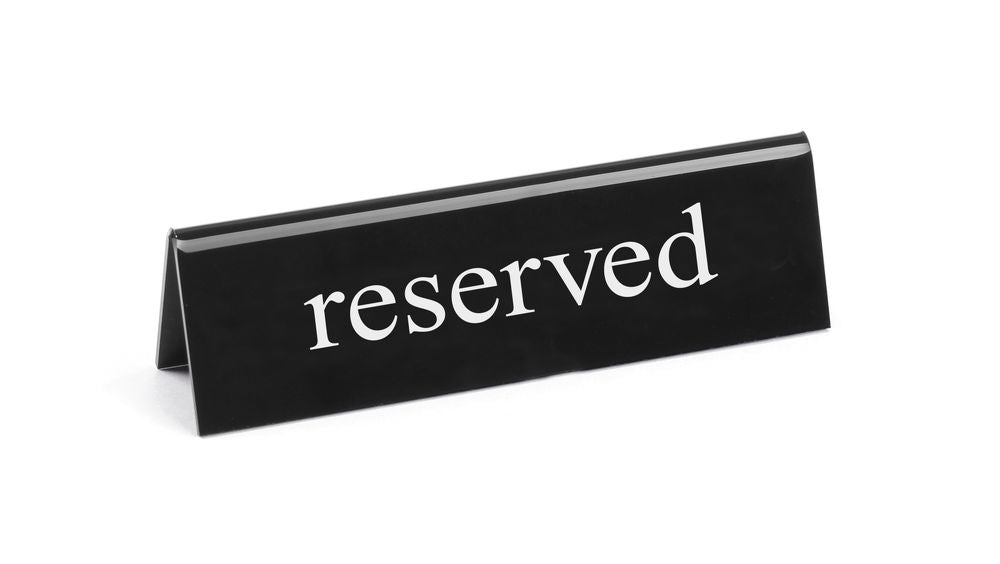Table stand reserved