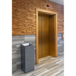 Janibell T330 afvalbak 75,7 liter metallic zilver