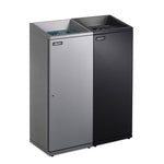 Janibell T330 afvalbak 75,7 liter metallic zilver