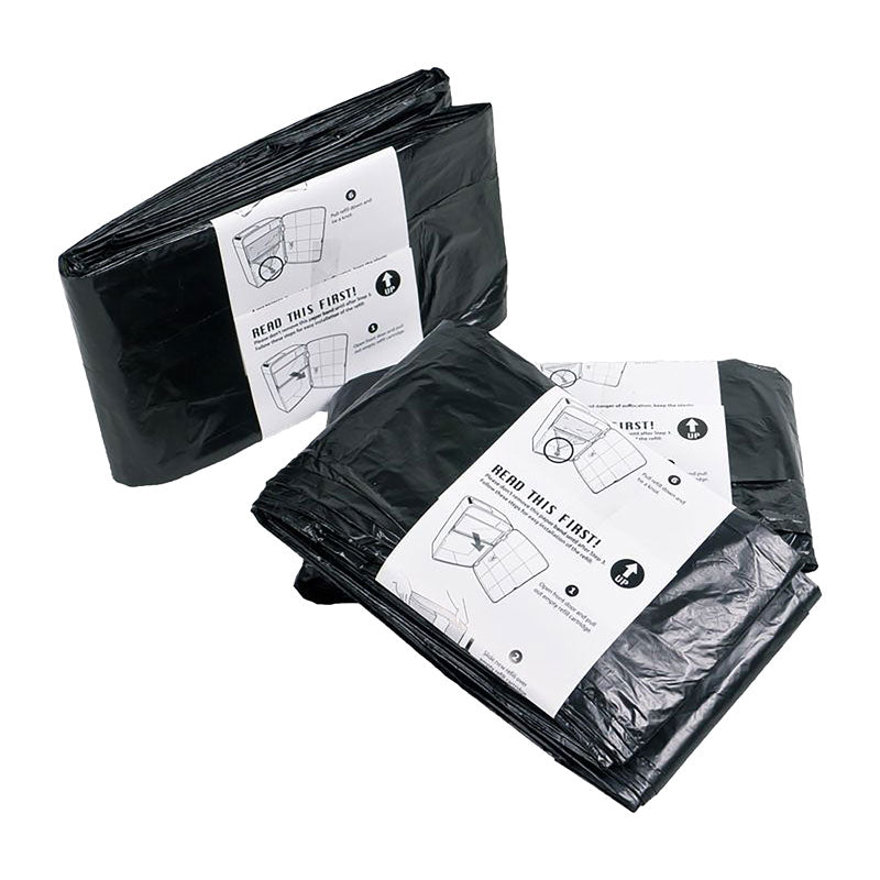 Janibell afvalzakken navulling Prix zwart, 1 x 10 stuks