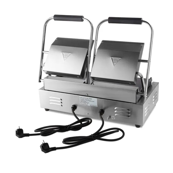 Contactgrill - Glad - Dubbele Grillplaat - 2 x 22 cm