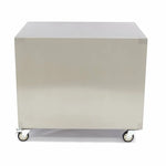 Onderstel RVS - 60 x 80 cm - 120 Kg Draagvermogen - Zwenkwielen