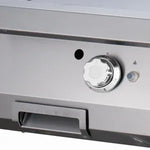 Heavy Duty Grillplaat - Half Gegroefd - Dubbel - 70 cm Diep - Gas