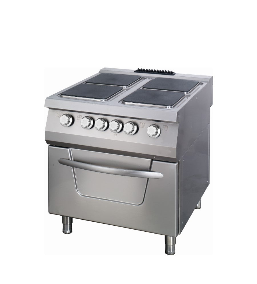 Premium Fornuis - 4 Pitten - Dubbel - 90 cm Diep - incl. Oven - Elektrisch