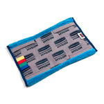 Rubbermaid dubbelzijdige microvezelmop voor ruwe oppervlakken blauw/grijs, per 6 stuks