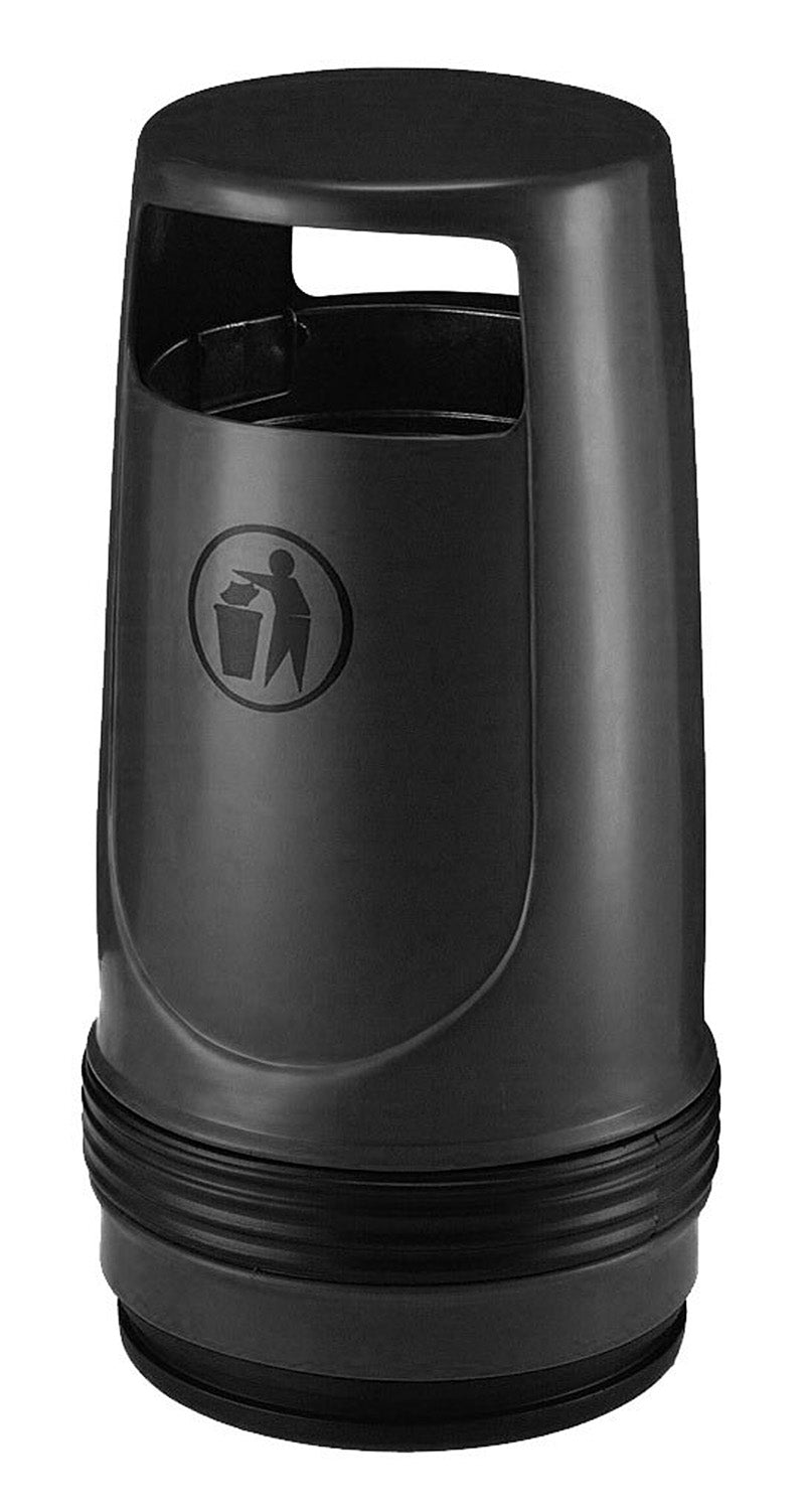 Merlin buitenafvalbak 90 liter zwart