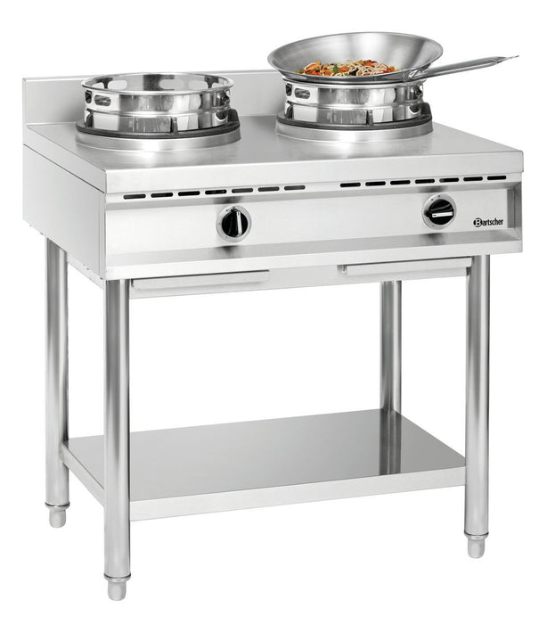 Wok hob, 2 burners