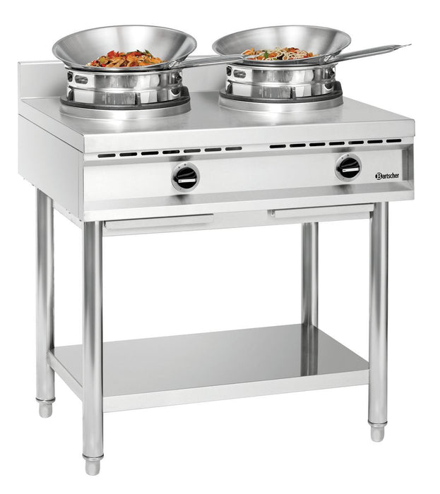 Wok hob, 2 burners