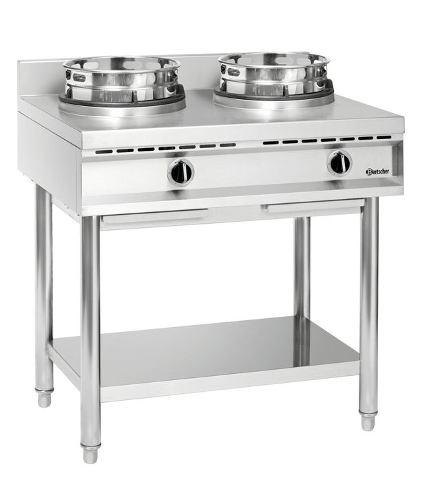 Wok hob, 2 burners
