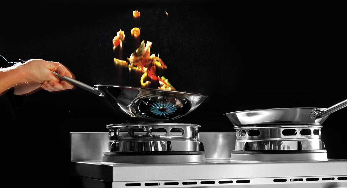 Wok hob, 2 burners