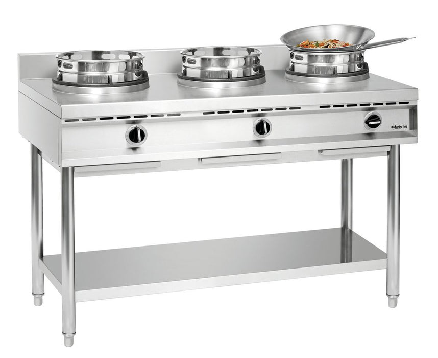 Wok hob, 3 burners