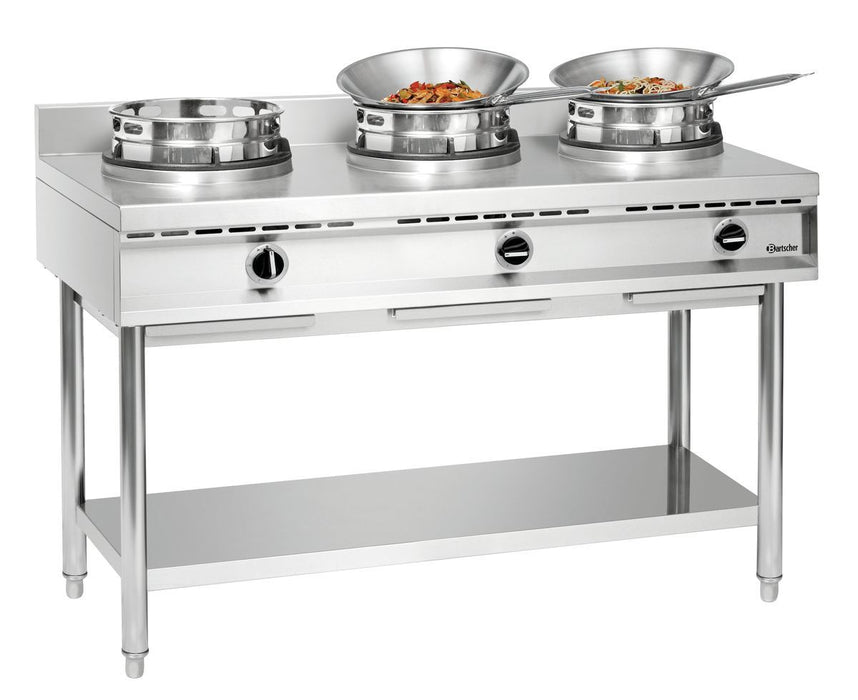 Wok hob, 3 burners