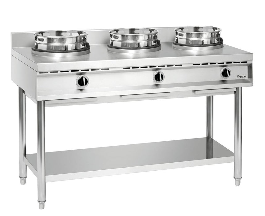 Wok hob, 3 burners