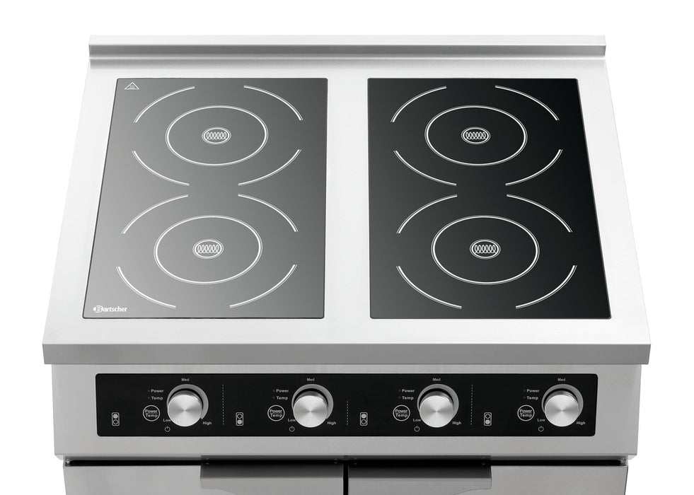 Bartscher 4 Velden Inductiekookplaat