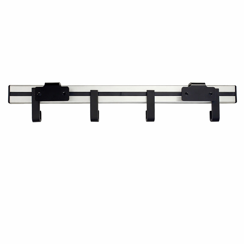 V-Part Pro-line wandgarderobe 4 haken grijs/zwart