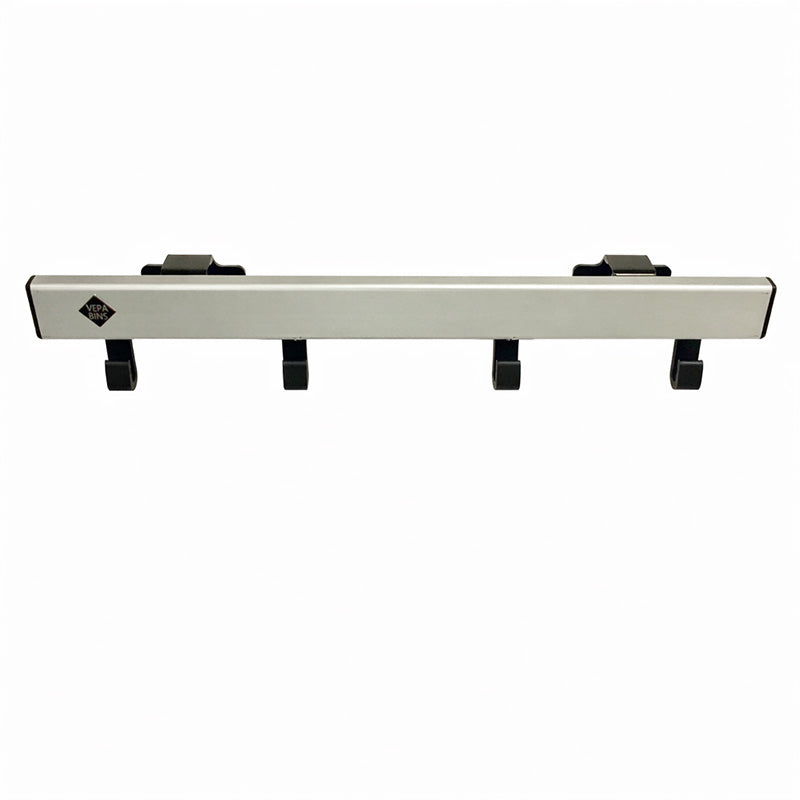 V-Part Pro-line wandgarderobe 4 haken grijs/zwart