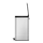 EKO Essential splitted Recycler pedaalemmer 15+15 liter mat RVS