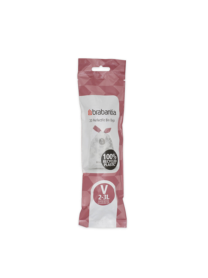 Brabantia PerfectFit afvalzak met trekbandsluiting 3 liter code V