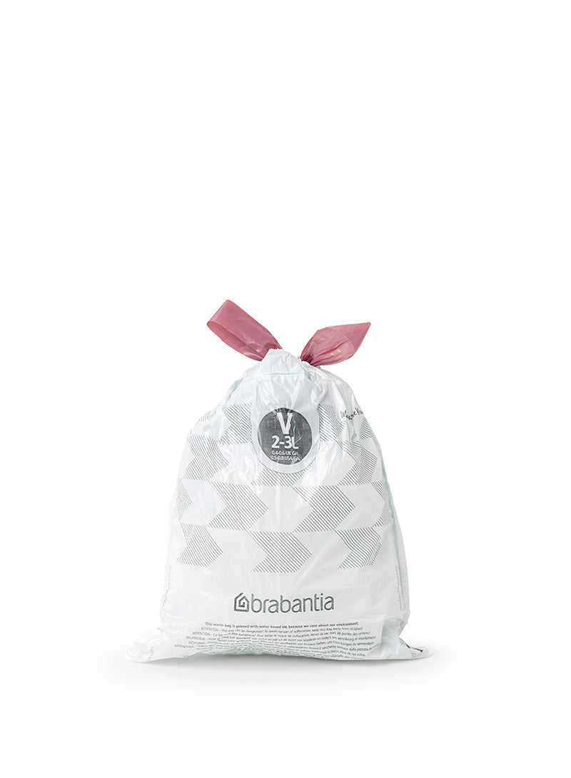 Brabantia PerfectFit afvalzak met trekbandsluiting 3 liter code V