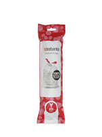 Brabantia PerfectFit afvalzak met trekbandsluiting 20 liter code Y, 20 stuks wit