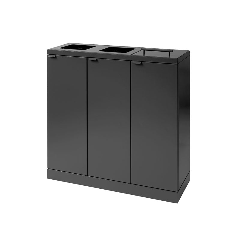 Bica Advanced 873 afvalscheidingsunit 3x65 liter antraciet