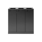 Bica Advanced 868 afvalscheidingsunit 3x65 liter antraciet