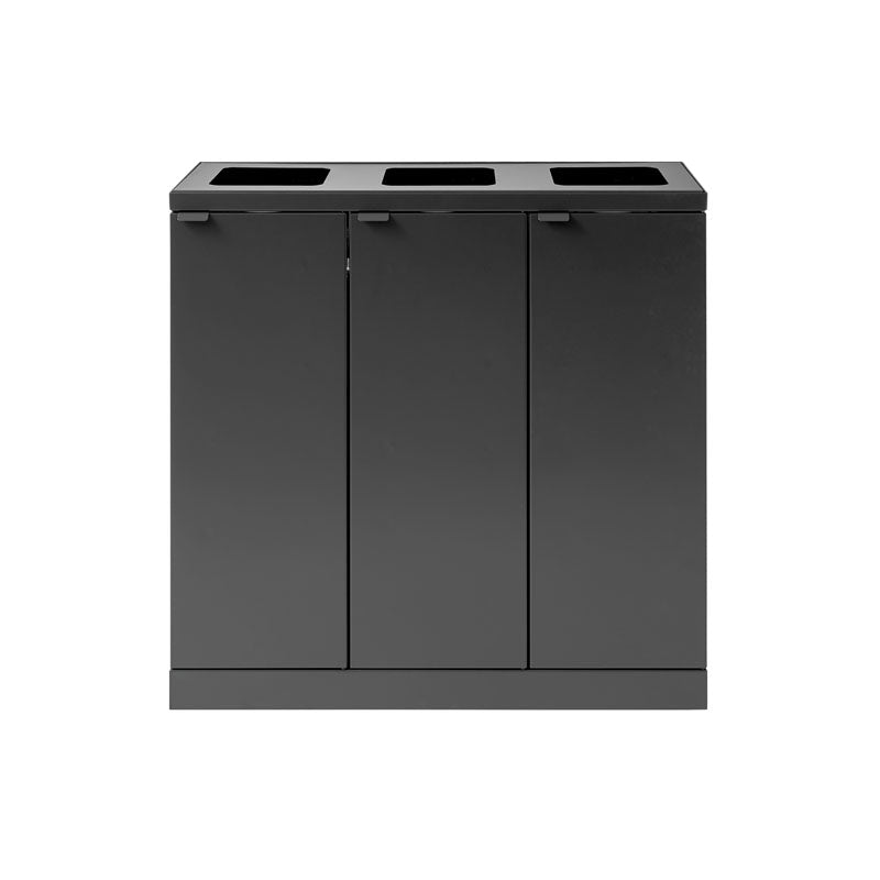 Bica Advanced 868 afvalscheidingsunit 3x65 liter antraciet