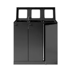 Bica Advanced 868 afvalscheidingsunit 3x65 liter antraciet