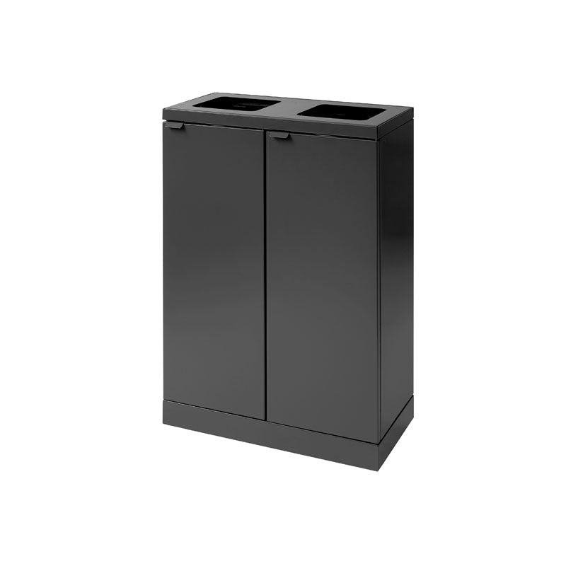 Bica Advanced 867 afvalscheidingsunit 2x65 liter antraciet