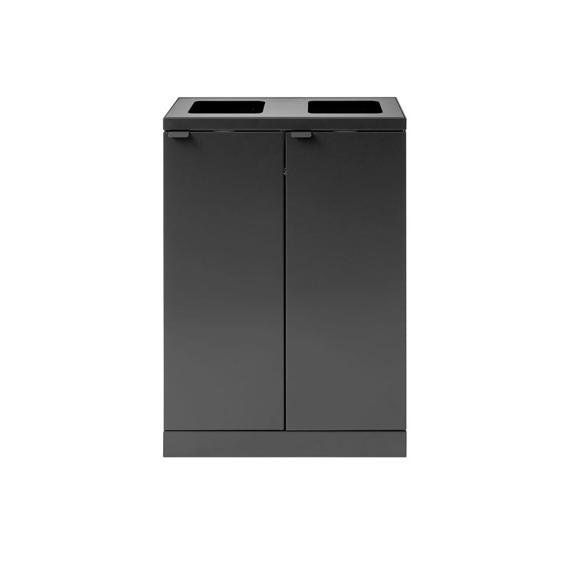 Bica Advanced 867 afvalscheidingsunit 2x65 liter antraciet