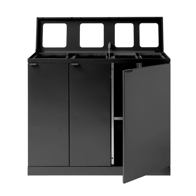 Bica Advanced 950 afvalscheidingsunit 2x65+2x45 liter antraciet