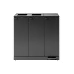 Bica Advanced 973 afvalscheidingsunit 3x65 liter antraciet