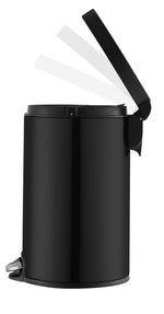 EKO Serene pedaalemmer 12 liter mat zwart