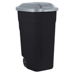 Mobiele container basis 110 liter zwart