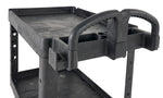 Rubbermaid kar met opstaande rand S zwart