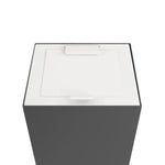 V-Part top met klepdeksel voor modulaire afvalscheidingsunit 90 liter wit