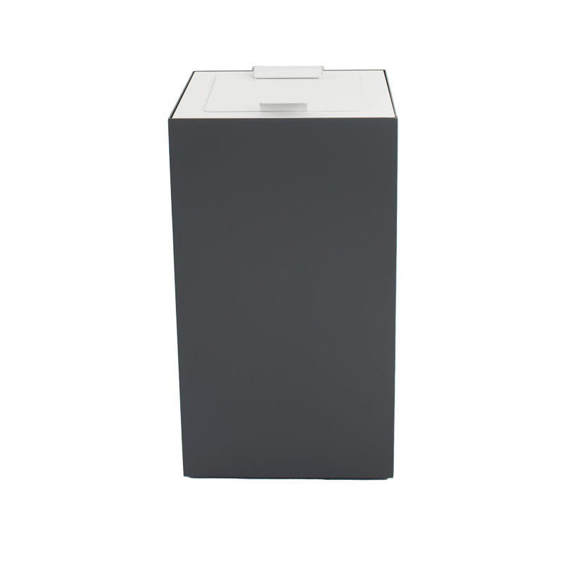 V-Part top met klepdeksel voor modulaire afvalscheidingsunit 90 liter wit
