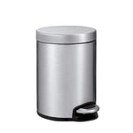 EKO Serene pedaalemmer 5 liter met metalen Binnenemmer mat RVS