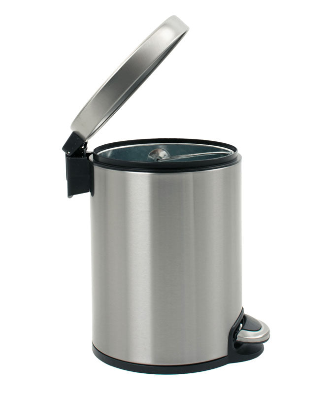 EKO Serene pedaalemmer 5 liter met metalen Binnenemmer mat RVS